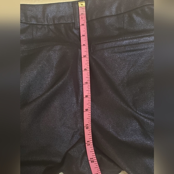 Old Navy Women's Blue Shimmer Pixe Mid Rise Size 4 - Picture 6 of 15